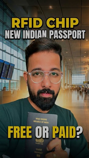 Abyz Vlog on Instagram: "New Indian E-Passport with RFID Chip: Is it FREE or Paid? 🇮🇳✈️ | Features and Updates #indianpassport #RFID #Chip #travel #IndianPassport #EPassport #PassportSeva #NRI #TravelUpdate #India #Sharjah #Dubai #TravelHacks #RFIDPassport #MinistryOfExternalAffairs"