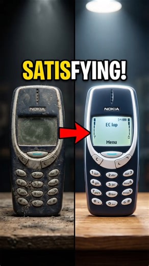 Restoring a Dirty Old Nokia Phone 🤯 | Satisfying Cleaning #shorts
