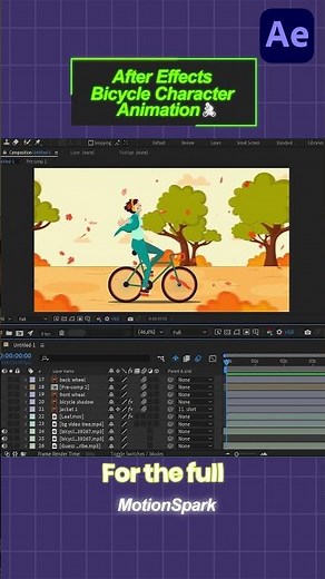 Epic Bicycle Animation! You Can Learn It Too. #tutorial