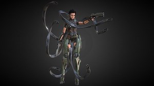 Black widow - 3D model by jeebs