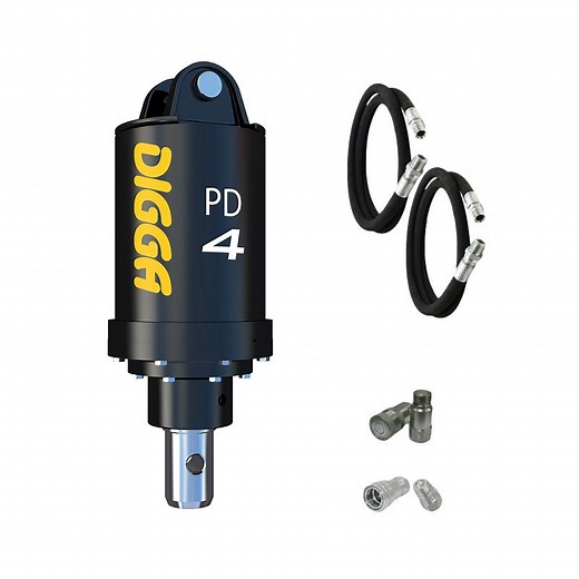 Digga PD4-2 Auger Drive for Mini Excavators up to 5T