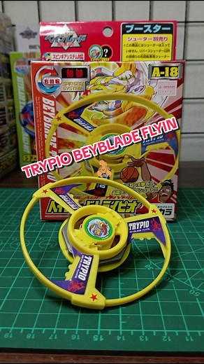 Exciting Trypio Beyblade Flying Video