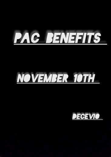 This Monday 10th pac benefits drops get ready see why they take away our food benefits and how pac benefits all of this 11/10/25 👑 up 👉 👈 get ready we kangzzzzzzz stay dangerous