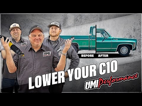 Classic C10 Truck Suspension Upgrade | UMI Performance Lowering Kit