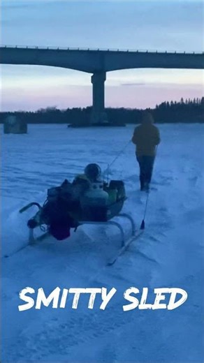 Smitty Sled - All my fishing gear on one Sled