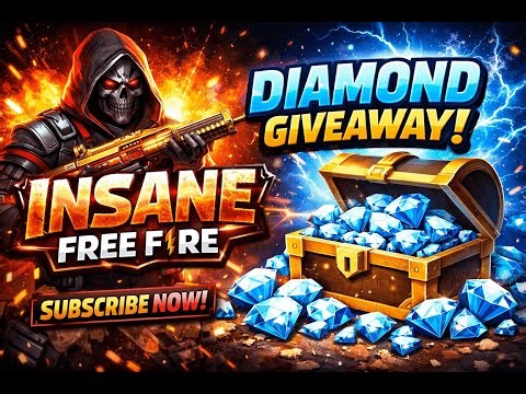 DAIMOND GIVEAWAY GARENA FREE FIRE !! INSANE IS LIVE !! #freefire #livegame #livestream #garena
