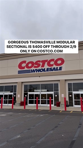 🤩 @thomasvilleofficial Lowell 6-Piece Modular Sectional is $400 OFF ONLY on Costco.com through 2/9! This gorgeous sectional comes in modular pieces that can be arranged in multiple configurations! 👏🏼 It features reversible cushions, includes 3 accent pillows, and comes in either light or dark gray colors! 😍 Grab this BEAUTIFUL Thomasville Lowell 6-Piece Modular Sectional for $400 off NOW through 2/9, only on Costco.com! Check the link in my bio to shop! 🏃🏻‍♀️#Thomasvillefurniture #Thomasvi