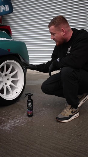 Reactive - a proper wheel cleaner for the toughest of jobs. #autofinesse #carcare #yaris #cardetailing #detailing