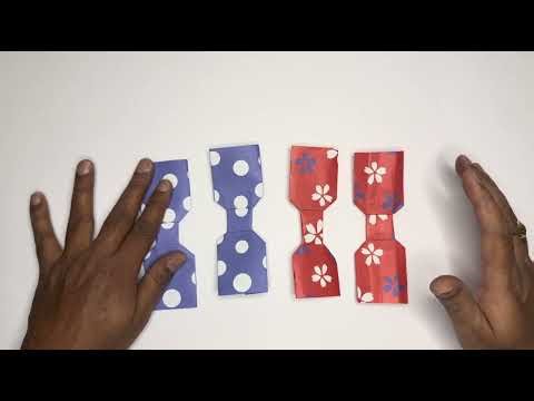 DIY Paper Ribbon for Hair | Easy Paper Hair Bow Craft 🎀 | Simple Paper Craft