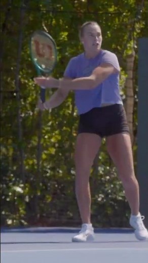 Aryna Sabalenka Forehand Slow Motion #power #speed #tennis #sports