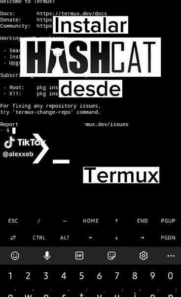 Instalación de Hashcat en Termux y Kali Linux