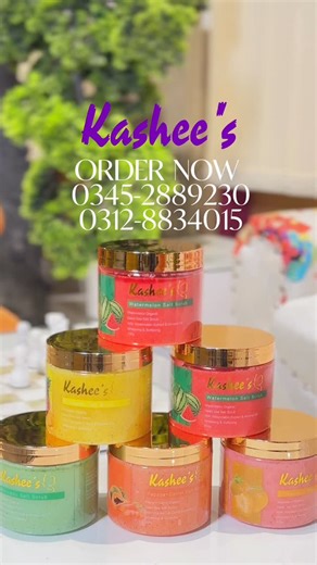 Kashee's Makeup Castle on Instagram: "Kashee’s Salt Scrub is a luxurious full-body exfoliator crafted to reveal smoother, brighter, and more radiant skin from the very first use. Enriched with Dead Sea salt, organic milk extracts, Vitamin C & E, and nourishing essential oils, this scrub gently removes dead skin cells while deeply hydrating and softening the skin. Its creamy, milk-infused formula polishes rough areas, fades dullness, and helps restore an even, glowing complexion. Perfect for elbo