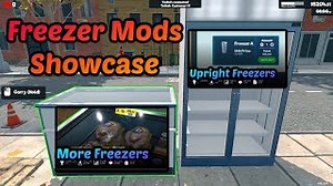 Supermarket Simulator Improved Freezer Mods Showcase