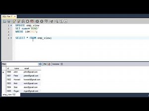 SQL Tutorial - 50: Views in SQL (Part-3)