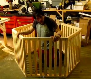 DIY WOODEN PET CAGE Indoor K9 Dog or Cat Pen