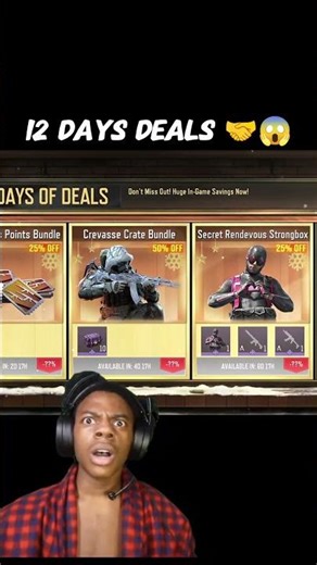 12 Days Of Deals 🤝 Don't Miss them 😱😱 In COD Mobile