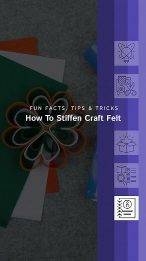 We're throwing it back this #TipTuesday with a classic and super easy tutorial on how to stiffen your craft felt using just a few layers of laundry starch! 🤯 Check out how we achieved this method while recreating our #DIY St. Patrick’s Day Shamrocks. 🌈🍀 Utilizing our Premium Wool Blend craft felt, we sprayed multiple thin layers of laundry starch onto the felt and ironed it flat until we reached our desired stiffness. Head over to our website's blog for the complete St. Patrick’s Day Shamrock