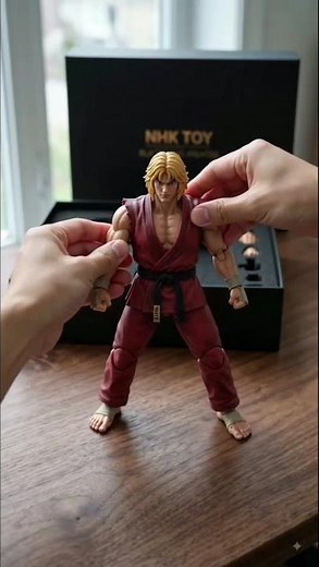 Ken Masters Premium Action Figure Assembly 🥊🔥 | Street Fighter Toy Build | NHK TOY Build #street