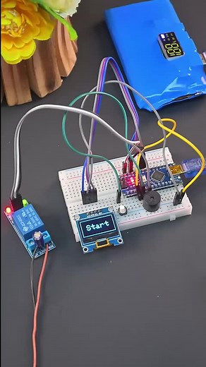 Arduino Relay with LED Display — Simple Smart Mini Project