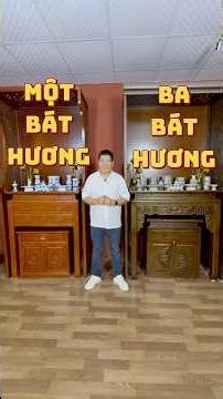 Thờ một bát hương hay ba bát hương? Chọn như nào cho đúng