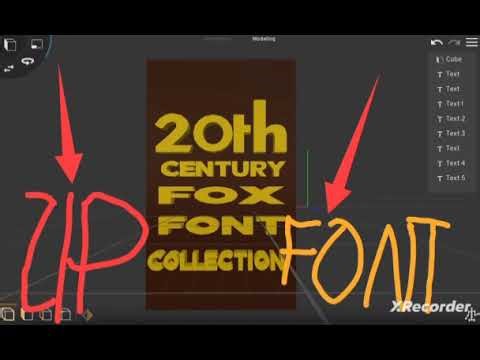 20th century fox font collection zip