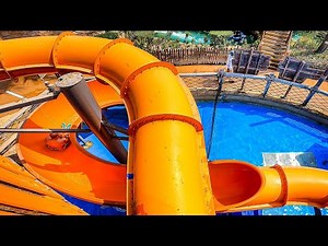 Orange Water Slide at Wild Wadi Waterpark Dubai