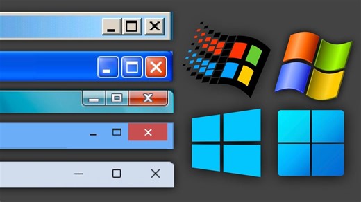 Windows GUI 发展史 (1984 - 2023 + Betas)