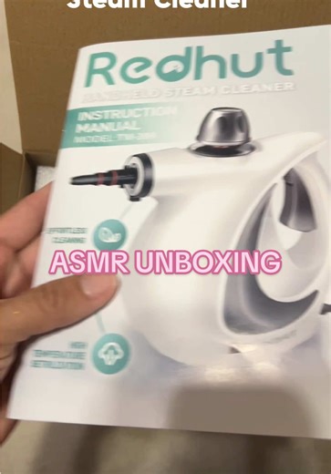 Part 22: unboxing the only way I know how! I was sent this steam cleaner and let me tell you I can’t wait to use it !!! #steamcleaner #asmr #unboxing #clean #fyp