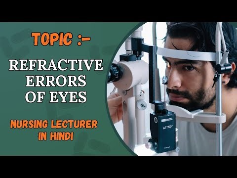 Refractive Errors of Eye Explained in MSN 2 | Myopia, Hypermetropia, Astigmatism | Nursing lecture