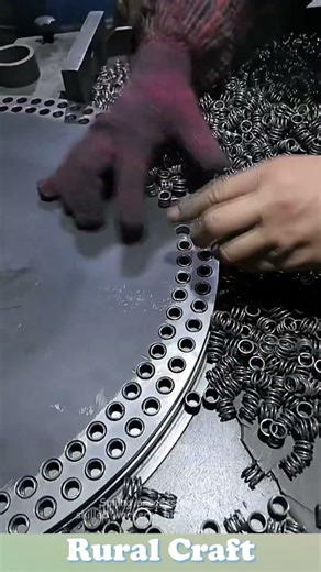 Spring processing line, skilled workers, high efficiency!