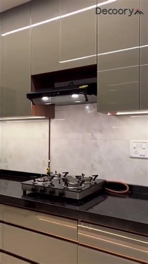 High-Gloss Acrylic Kitchen Design | Modern Modular Kitchen Inspiration