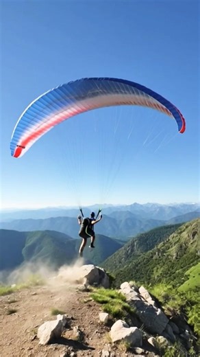 Paragliding ka maja Le liya 🤯🥶..