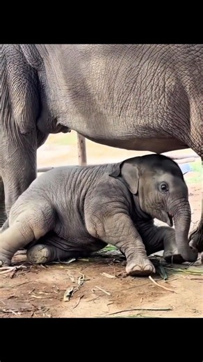 Baby Elephant Wakes Up Its Caretaker in the Cutest Way! 🐘💖
