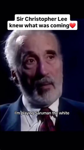 Tolkien Lovers on Instagram: "He knew from the very beginning! 🫡 Tag someone who has to see this! Cc: @tolkien.universe #lordoftherings #lotr #hobbit #actor #memes #meme #funny #movie #movies #legend #christopherlee"