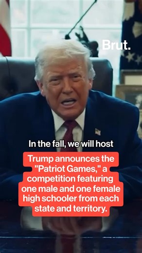 Vote In Or Out 🇺🇸 on Instagram: "Donald Trump announced the upcoming Patriot Games, a four-day athletic event set for the fall, showcasing top high school athletes from each state and territory. Trump emphasized, "there will be no men playing in women's sports." This event is part of a new initiative called Freedom 250, a public-private partnership aimed at renewing American patriotism and pride. The program seeks collaboration with states, companies, and organizations to foster a spirit of in