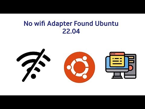 No WiFi Adapter Found error on Ubuntu 22.04
