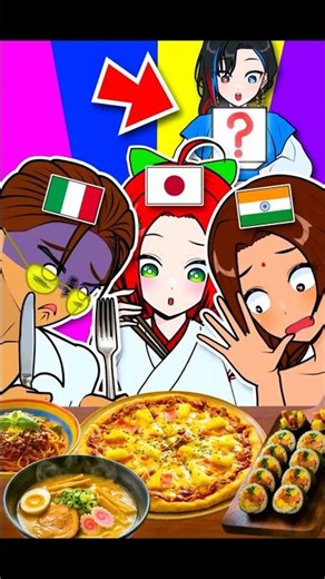How Different Country EAT 🤨🍕 나라별 식사 #shorts