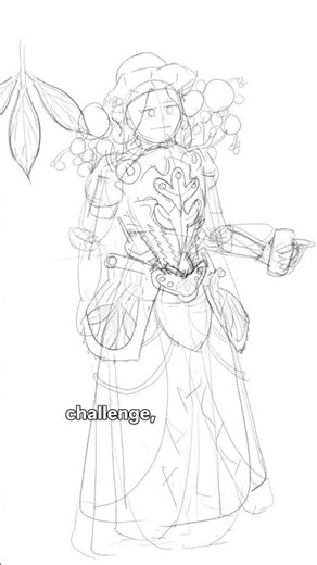 Elderflower Character Design ~| Day 10 #dailydrawing #characterdesign