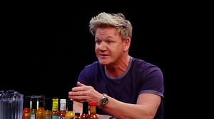 Hot Ones Season 8 Episode 1 Gordon Ramsay Savagely Critiques Spicy Wings