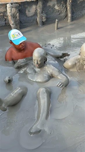 How Do People Bathe in a Hot Mud Volcano Without Burning? 😳🌋