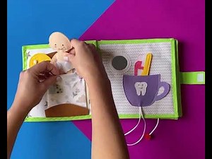 Personalized Quiet book MY BABY, Handmade felt Busy book, Quiet book Pikabook