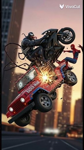 Hill Climb Racing 2 Spider man venom captain America