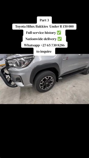 Get Quality Toyota Hilux Bakkies Under R150,000