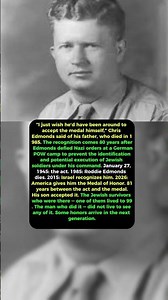 81 Years👌of Silence: The Day Roddie Edmonds Finally Got His Medal in 2026 #history