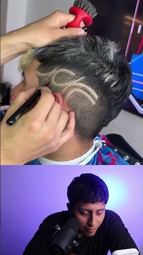 Diseño tribal con color en barbería: técnica freestyle paso a paso