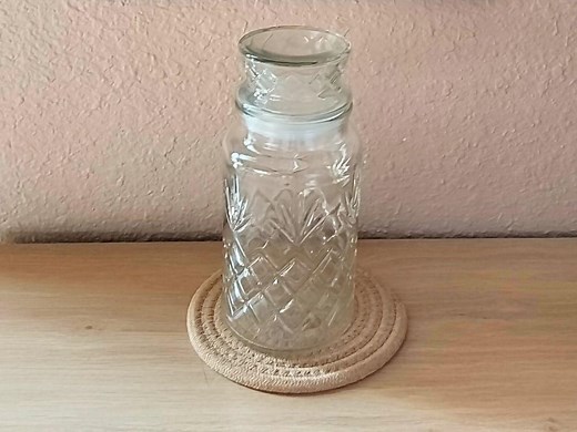 Vintage Planters Peanuts Glass Jar With Lid, ANCHOR Hocking Vintage Glass Jar - Etsy