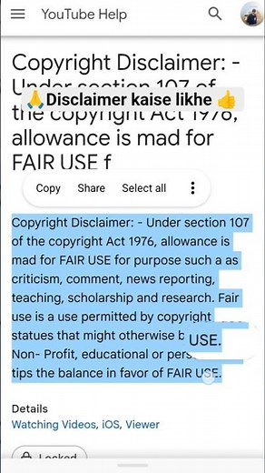 copyright disclaimer kaise likhe disclaimer|disclaimer kaise banay//Disclaimer likhne ka sahi tarika