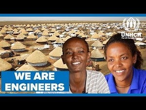 Sudan: Refugee women use their engineering skills to build shelters for refugees & host communities