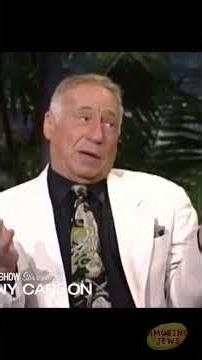 Mel Brooks took drum lessons with Buddy Rich (Carson Tonight Show, 1992)