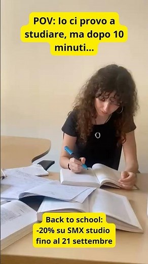 Io ci provo a studiare ma dopo 10 minuti...